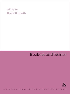 cover image of Beckett and Ethics